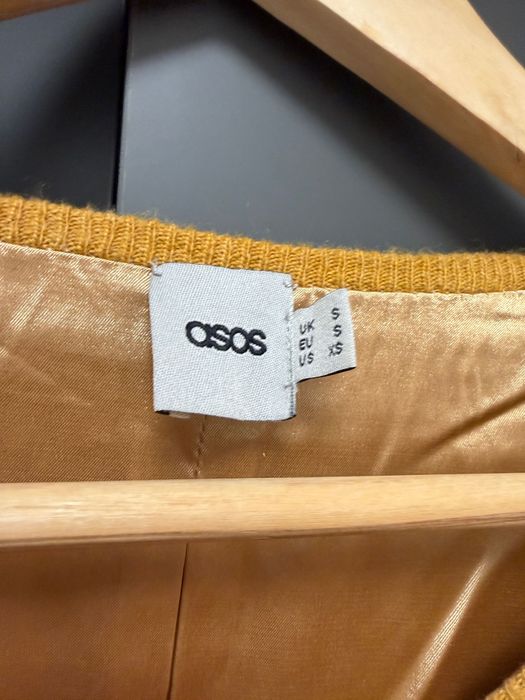 Pulover auriu cu paiete, mărimea S, ASOS