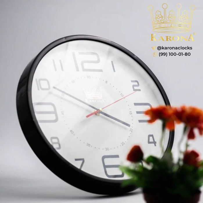 KARONA Devor soat ishlab chiqaruvchidan buyurtma qiling tayyor reklama