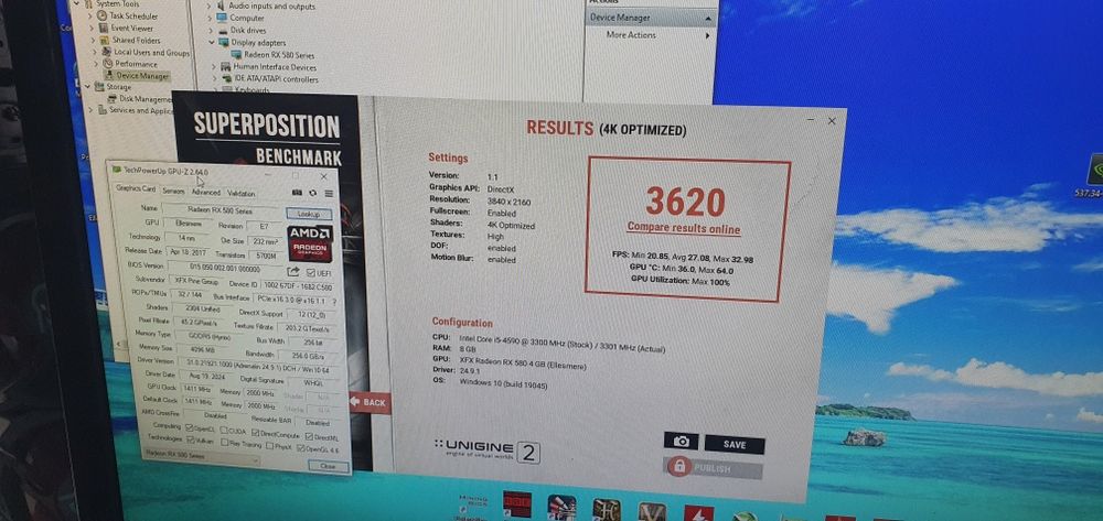 RX 580 4GB XFX GTS 256bit