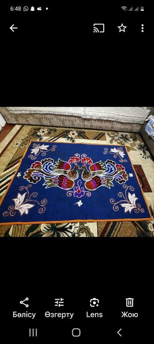 қолдан жасаған кілемше