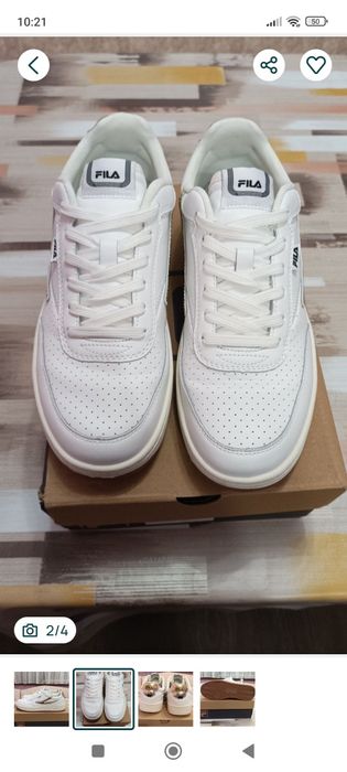 Дамски кожени обувки Tamaris и Fila