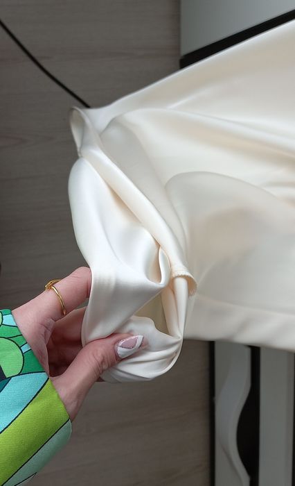 Fusta midi satinata Zara noua cu eticheta