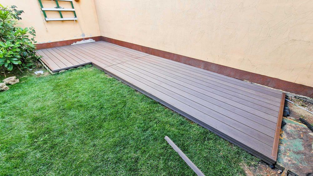 Pardoseala deck WPC, terasa instalare & garantie