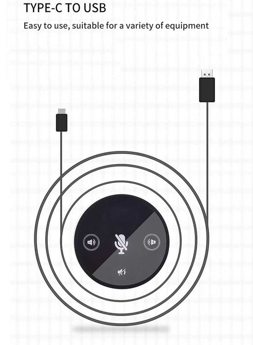 Syskonics USB граничен микрофон с високоговорител