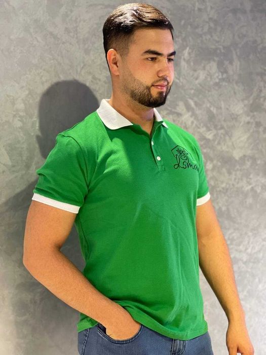 Поло футболка с логотипом