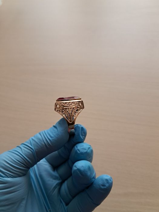 Vand inel aur 14 karate