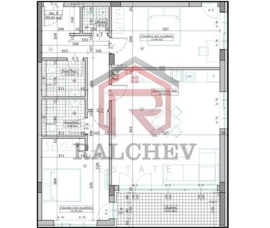 Продава се Двустаен апартамент в Варна, Кайсиева градина - 58 кв.м за 1535 €/кв.м - Снимка #6