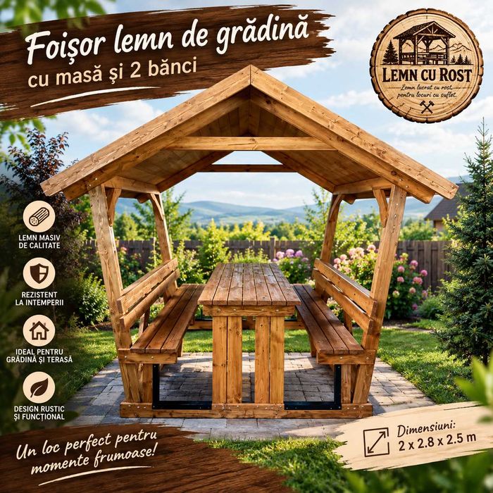 Constructii foisoare/pergole/terase Ploiesti si imprejurimi