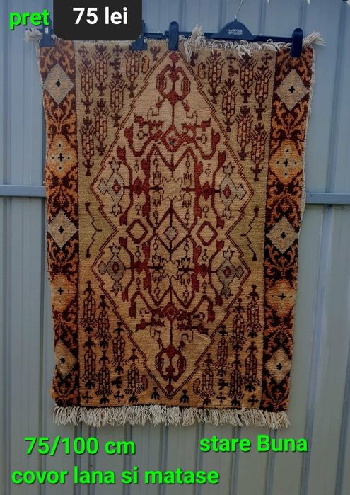 Covor lana si matase vintange