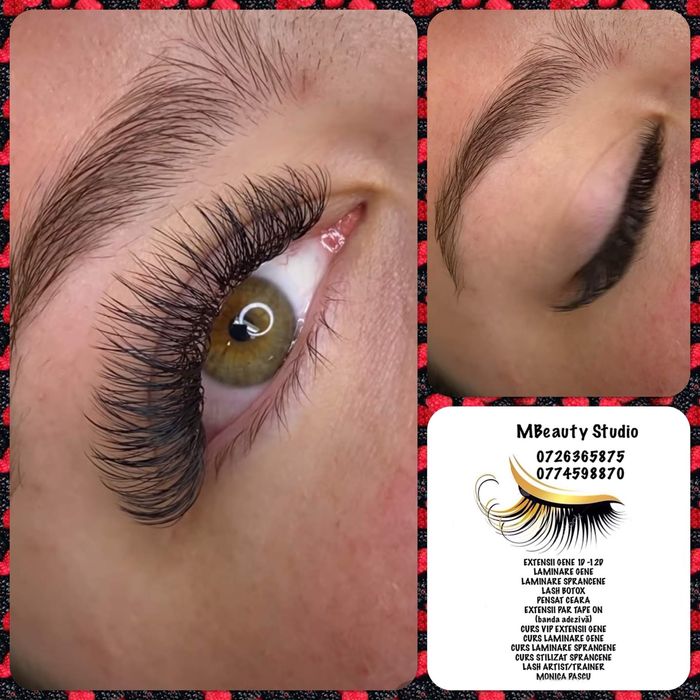 Gene fir cu fir, extensii par, tratament keratina, laminare, curs gene