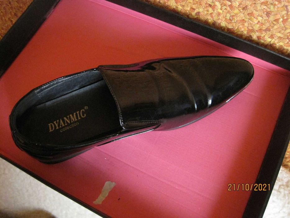 Официални мъжки лачени обувки 44