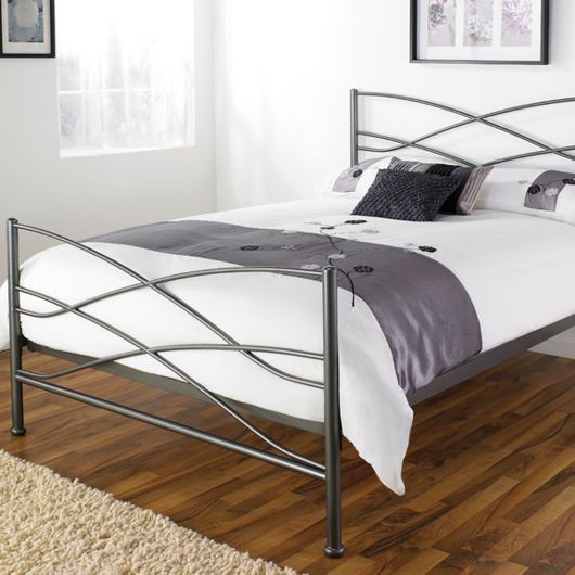 Двуспальная  кровать Loft krovat темир крават metal kalavat Лофт