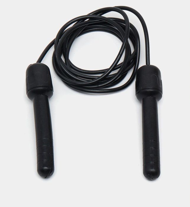 Скакалка резиновая, черного цвета