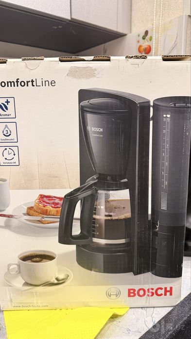 Кофеварка Bosch ComfortLine TKA6A043 - оригинал, 1200 Вт