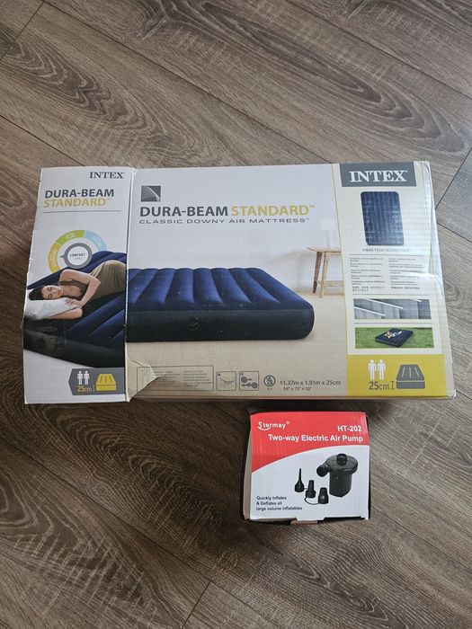 Надувной матрас с электрическим насосом