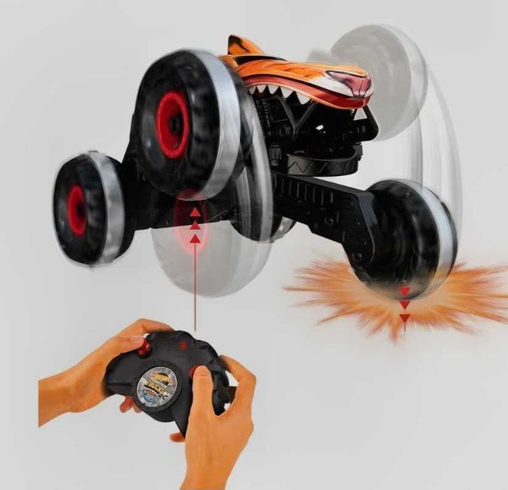 Hot wheels Monster truck Tiger Кола с дистанционно Тигър хот уилс 1:15