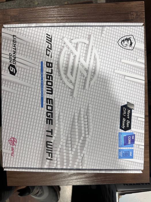 Материнская плата MSI MPG B760M EDGE TI WIFI (LGA1700, DDR5) Новая!