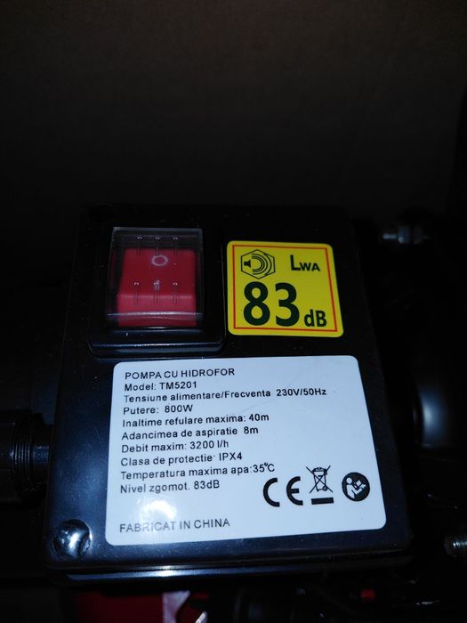 Hidrofor apa 800w 20 litrii