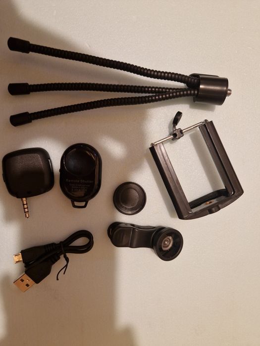 Комплект за селфи снимане за телефон снимки блутут управление стойка с