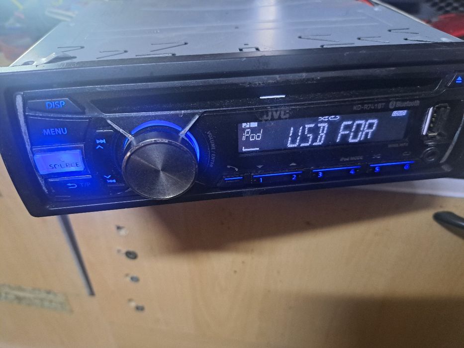 Оригинален JVC KD R741BT CD.USB Bluetooth Aux.Mp3
