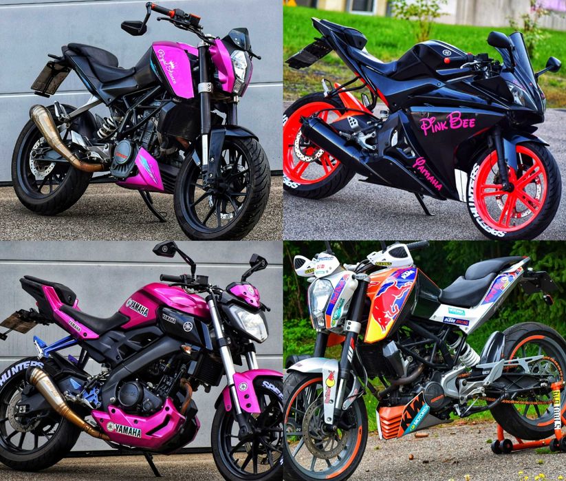 Yamaha yzf 125 yzf r 125 mt 125 cbr 125 aprilia 125 ktm 125