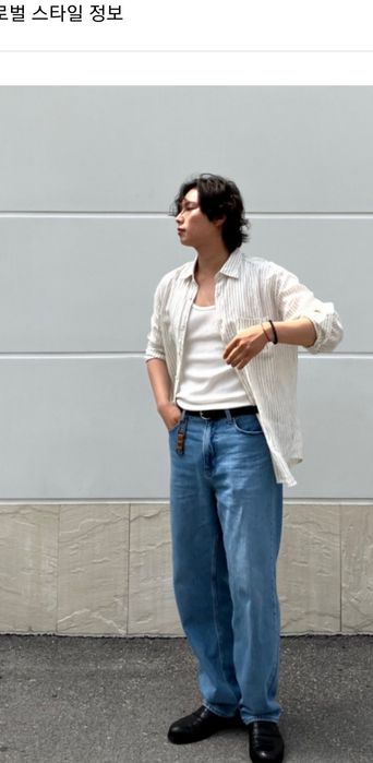 Рубашка Лён Юникло Uniqlo размер L