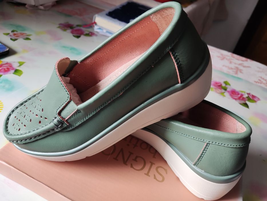 Mocasini botinelli pantofi piele marime 37