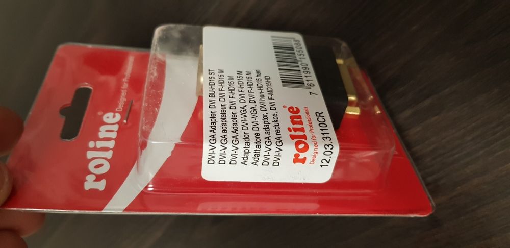 Adaptor DVI -VGA Nou. Sigilat.