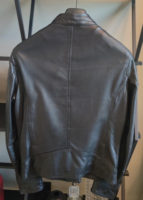 Mango кожаная куртка