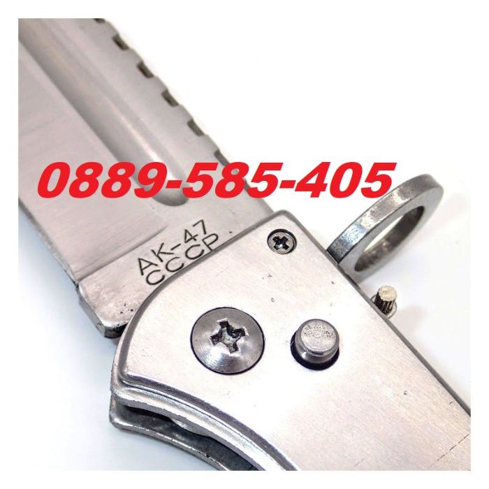 Руски Нож Калашников ножове сгъваем автоматични с калъф - лов риболов