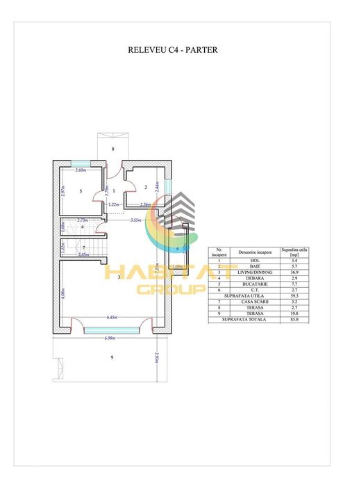Tunari Vila individuala 4 camere PREMIUM 149 mp ACTE GATA