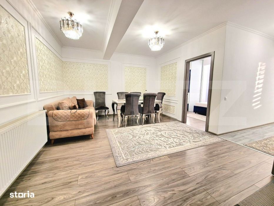 Apartament cu 3 camere, finisat modern, 62 mp, balcon, garaj, Urusagul