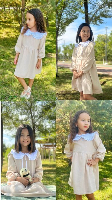 Муслиновые платье для девочек