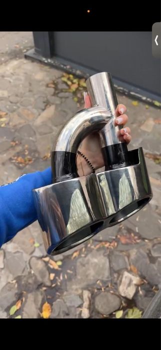 Tips evacuare duble inox PREMIUM