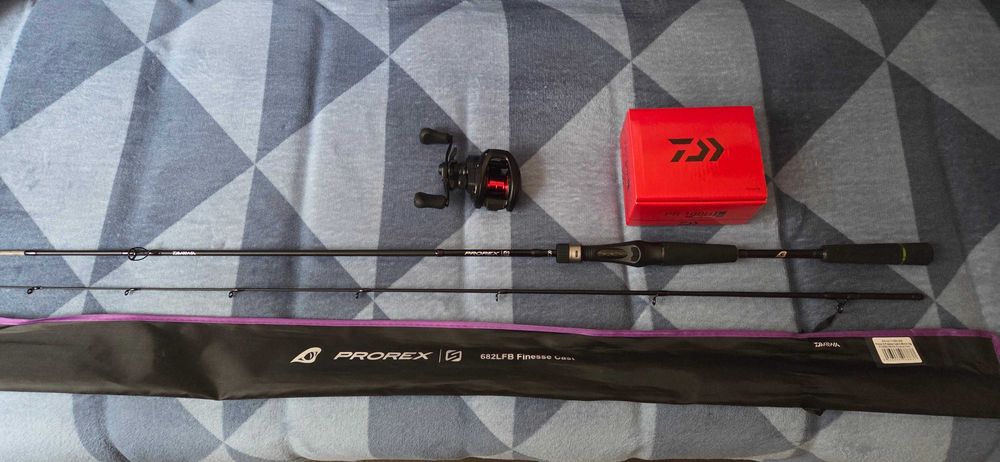 Байткаст въдица DAIWA Prorex S 2,05m 5-14g, Мултипликатор Daiwa PR100