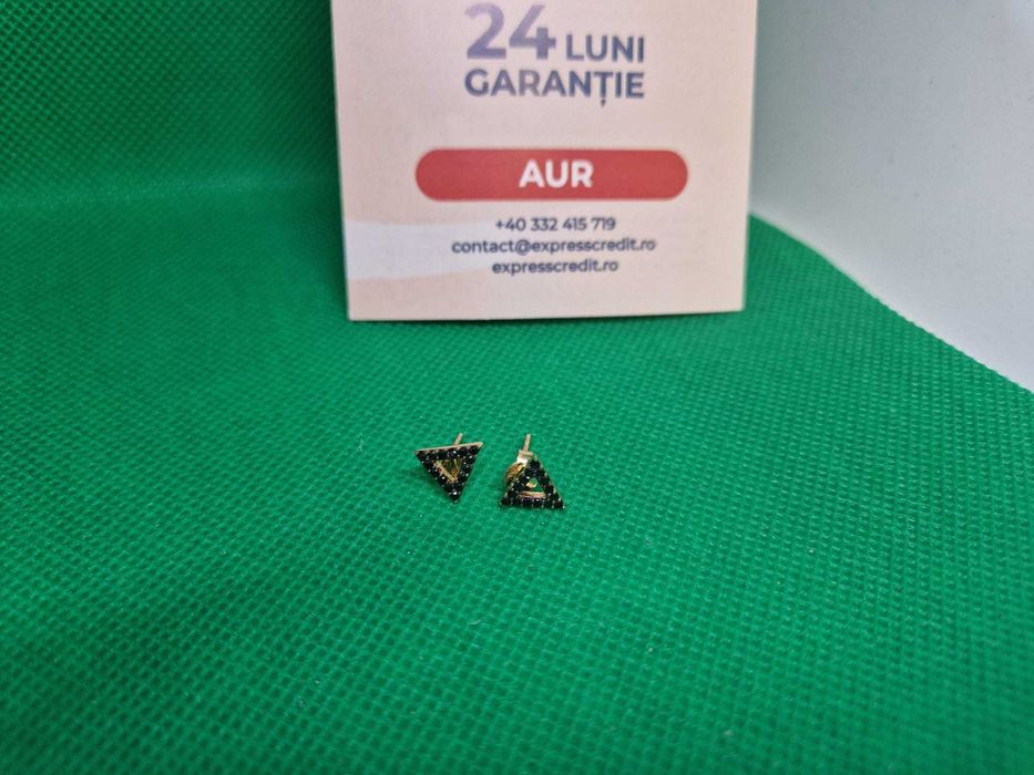 Cercei AUR 14K 1.29g (Ag7 Podu Ros B.51653.6) Garantie 2 ani!