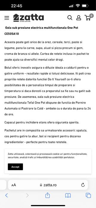 Oala sub presiune electrica Moulinex CE505A10 One Pot, 1200 W, 6 L, 25