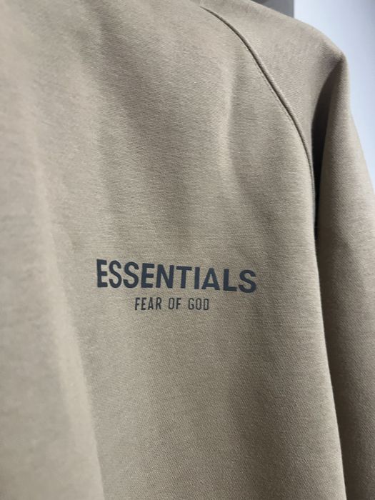 Essentials fear of Hod hoodie зелено