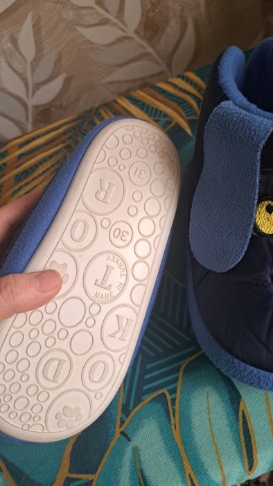 Теплые тапочки на мальчика