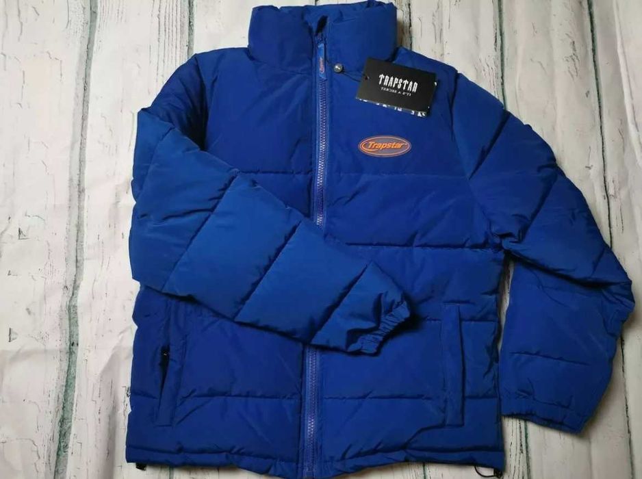 Geaca Trapstar Hyperdrive neagra black white noua Central Cee