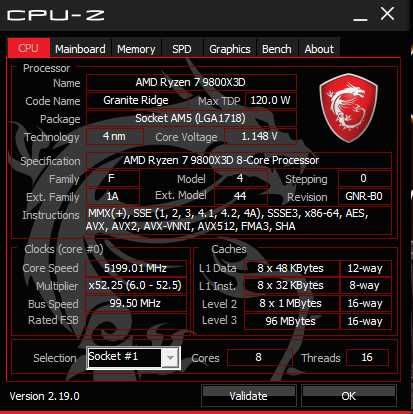 Gaming PC Amd Ryzen 7 9800x3d Amd RX 9070xt XFX 16gb
