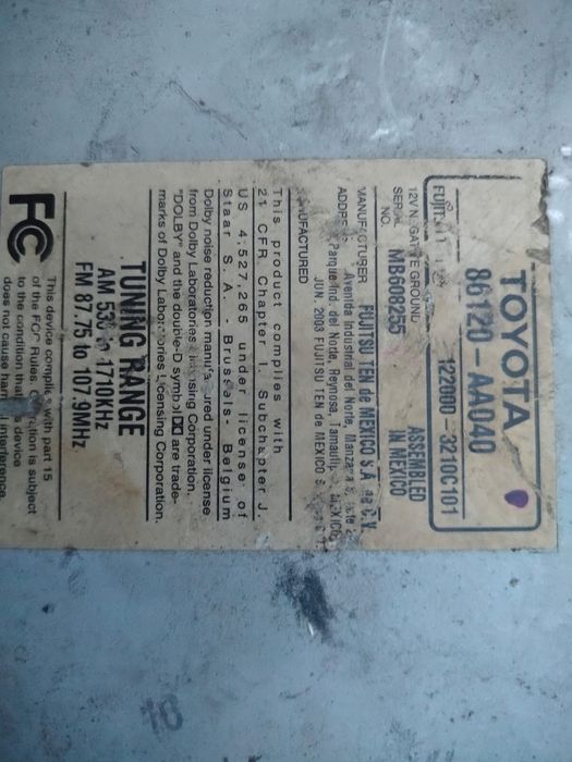 Продам авто магнитолу