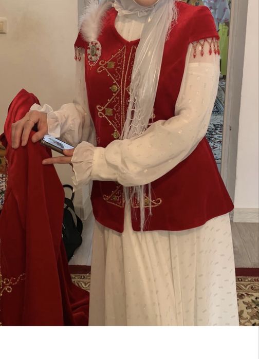 Прокат камзол, кажекей с платьем