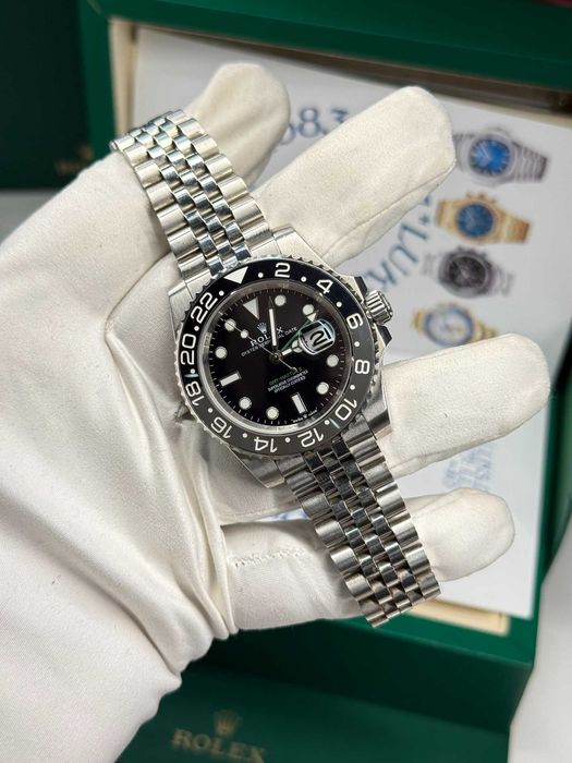 Rolex GMT-Master II Black Bezel Jubilee 40mm