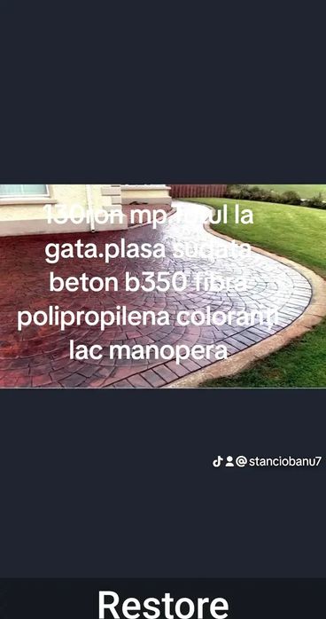 Beton amprentat Avans 0