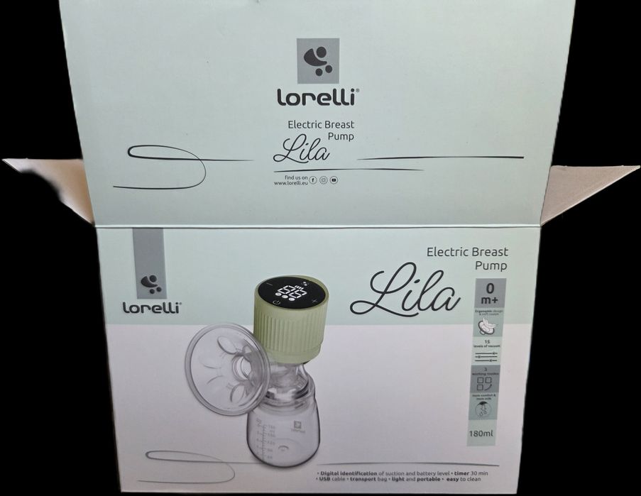 Електрическа помпа за кърма Lorelli Baby Care - Lila, синя