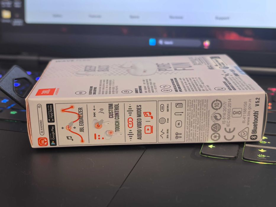 Caști audio in-ear JBL Wave Flex, True Wireless, Bluetooth, Deep Bass