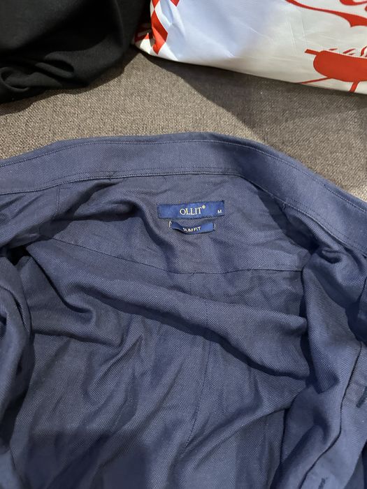 Мъжка риза OLLIT Slim Fit – тъмносиня, размер M