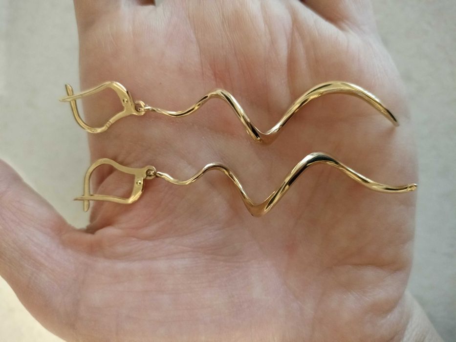 Cercei aur galben 14K