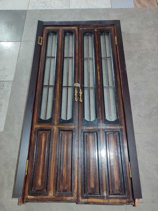 Двойные двери межкомнатные с рамой